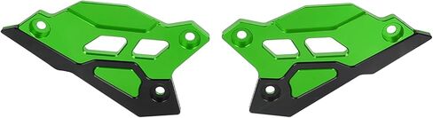 Motorcycle Rear Pedal Guard Heel Plate Set Left Right Heel Protector Guards Compatible with Z900 2017-2024 Z900 ABS 2020-2024 Z900SE 2022-2024 Green in Saudi Arabia