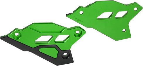 Motorcycle Rear Pedal Guard Heel Plate Set Left Right Heel Protector Guards Compatible with Z900 2017-2024 Z900 ABS 2020-2024 Z900SE 2022-2024 Green in Saudi Arabia