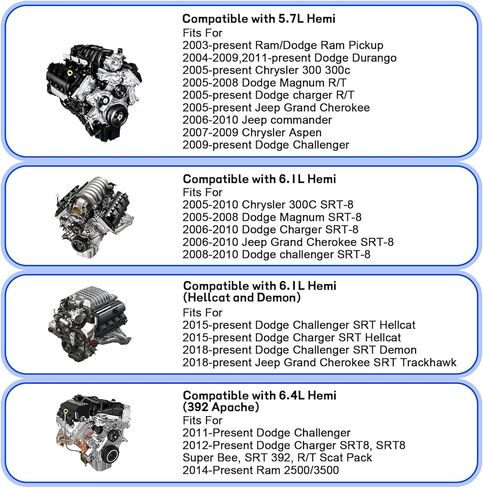 POW352003 استبدال أداة ضاغط الربيع صمام متوافق مع دودج رام 2500 3500 5.7L 6.1L 6.2L 6.4L محرك هيمي in Kuwait
