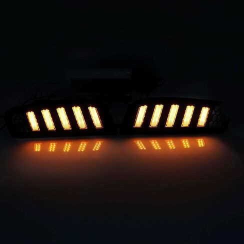 MotorFansClub الجبهة LED DRL الإضاءة بدوره مصباح إشارة صالح لمازدا CX-50 CX50 2023 2024 النهار تشغيل ضوء الجبهة الوفير الضباب مصباح الجانب الأيسر الأيمن in Saudi Arabia