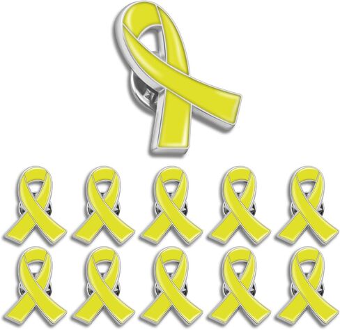 25/50/100/200Pack Multicolor Cause Awareness Ribbon Lapel Pin -Support Your Fundraiser Gifts in Saudi Arabia