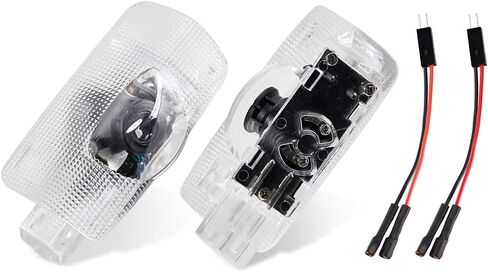 VEPARA LED ضوء باب السيارة شعار جهاز عرض مجاملة LED ليزر ترحيب شعار مصباح ثلاثي الأبعاد شبح ضوء الظل متوافق مع ملحقات RLX/ZDX/TLX/TL، 08 4 قطع A cura in Kuwait