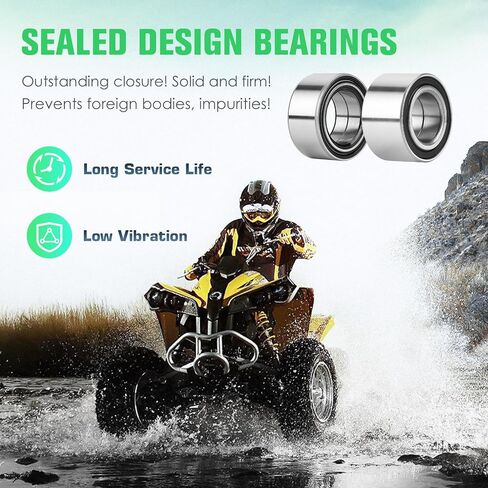 محاور السيرة الذاتية الأمامية والخلفية من Youxmoto ومجموعة محمل العجلات مناسبة لـ Polaris Ranger 570 بالحجم الكامل/Ranger 1000 XP 900 2013 2014 2015 2016 2017 2018 2019؛ 4340 كرومولي الصلب السيرة الذاتية عمود محرك المحور، 4 مجموعات in Saudi Arabia