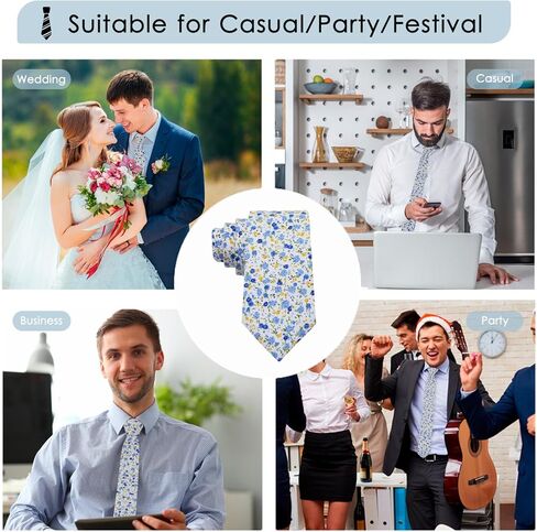 ربطات عنق رجالية من القطن الناعم والمريح من Mantieqingway لحفلات الزفاف وحفلات الرقص وحفلات عيد الحب in Kuwait