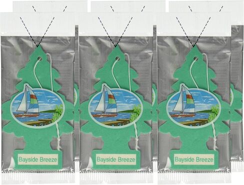 Little Trees Cardboard Hanging Car, Home & Office Air Freshener, Peachy Peach (Pack of 12) in Kuwait