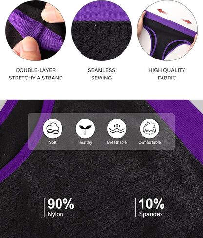Women's Seamless Underwear Bikini Underwear Panties Soft Stretch Hipster Cheeky Briefs 5 Pack in Kuwait