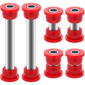 Front Bushing Kit for Club Car Precedent 2004-Up, Golf Cart Suspension Replace Parts 102289901 Front Lower Spring & Front Upper A-Arm Bushings Sleeves for Golf Carts