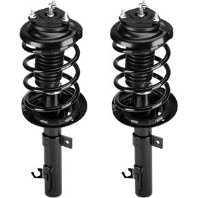 Front Struts Assembly & Sway Bar Links for 2006-2011 Ford Focus 2L, Shock Absorber w/Coil Spring Replace 172257 172258 4PCS