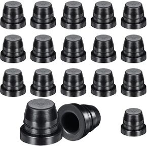 18PCS Car Brake Bleeder Screw Caps, Rubber Auto Grease Fitting Dust Zerk Covers, Waterproof Vehicle Brake Bleeder Nipple Caplier Accessories, Universal for Bicycle, Car, Motorcycle（Style B）