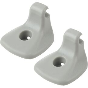 2PCS Sun Visor Clip Support 1GW25DW1AA for Chrysler Sebring for Dodge Avenger 2008-2010, Grey