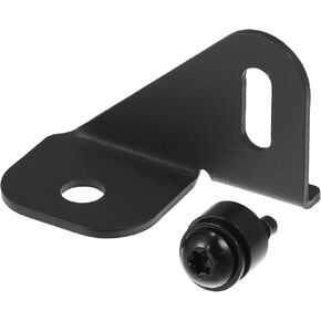 X AUTOHAUX Steel Driver Side Antenna Mount Bracket Holder for Jeep Wrangler JL JLU JK TJ for Jeep Gladiator JT 2018 2019 2020 2021 2022 Black