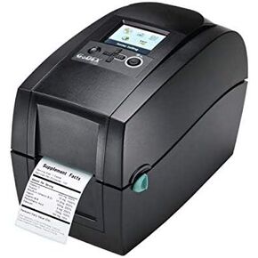 Godex RT200i 2" Thermal Transfer Printer with Color Display 203 dpi, 7 IPS, USB(H/D), RS232, Ethernet