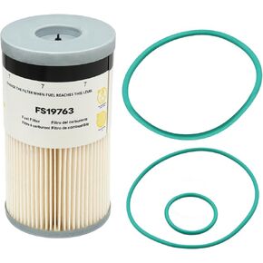 FS19763 Fuel/Water Separator, for X15, C13, C15, Series60, MaxxFoece 11 Diesel Engines, Replaces P550849, P568523, 102011, 102526, PF7928, 86763, 33763, CS11023, 7 Micon Rating