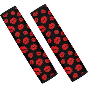 2 قطعة مجموعة اكسسوارات السيارات مجردة الهبي زهرة طباعة حزام الكتف منصات النيوبرين مقعد حزام الحشو غطاء عالمي ومريح السيارات حزام الأمان منصات الأزهار السيارات الديكور الداخلي in Kuwait