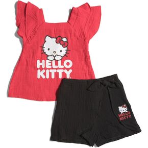 Children's Apparel Network Hello Kitty Girls 2-Piece Sets, 7/8