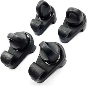 4pcs Bed Rail Hooks Compatible with Tacoma 2005-2024, Tundra 2007-2024 PT278-00160 PT278-35075 PT785-35051