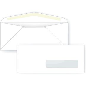 #10 Right Hand Window Envelope - 24# White (4 1/8 x 9 1/2) - Window Envelope Series (Pkg of 100)