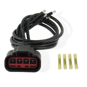 WPT688 HVAC Blower Motor Resistor Connector Plug Wire Harness Assembly S1763 Harness Pigtail Compatible with Ford F150 Escape Explorer Mercury Mariner Lincoln Mark Lt Navigator 3U2Z14S411ZEA