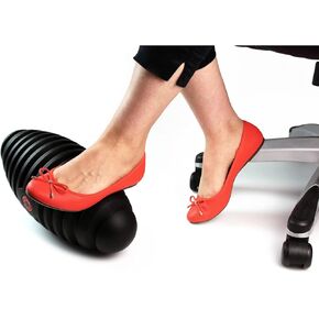 مسند قدم ديناميكي نشط من Floortex AFS-TEX، مسند قدم مريح للحفاظ على نشاطك أثناء الجلوس - 7 بوصة × 16 بوصة، أسود in Kuwait