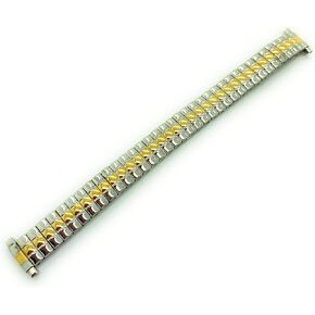 12mm up to 14mm Ladies Shiny Stainless Steel Stretch Expansion Watch Band in Kuwait