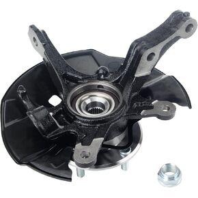 Steering Knuckle Wheel Hub Bearing Assembly Front Left Driver Compatible with Civic 1.8L 2012 2013 2014 2015 2016