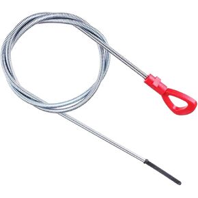 Pack-1 Car 4 Ft Transmission Dipstick, Metal Waterproof and Oil-Resistant Replacement 140589152100, Car Engine Oil Indicator Tool with Easy-Grip Handle, Compatible with Mercedes-Benz (Red)