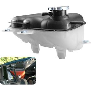 5072602AA Coolant Reservoir Tank with Cap Compatible with 2002 - 2003 Dodge Ram 1500 V6 3.7L/V8 4.7L | 2003 Dodge Ram 1500, 2500, 3500 V8 5.7L | 2002 Dodge Ram 4000 V8 5.7L Replaces# 603-487