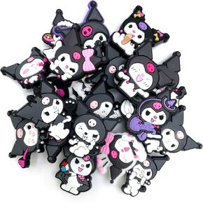 20 350Pcs Cartoon Shoe Charms Fits for Croc Clog Sandals Shoes Decoration, Cute Cartoon Accessories Charms for Kid Girl Party Favor Gifts