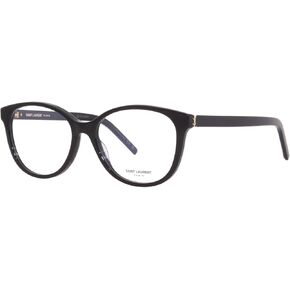 SAINT LAURENT SL-M112 001 Eyeglasses Women's Black Full Rim Cat Eye 54mm
