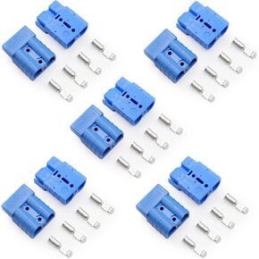 50A 6 Gauge Quick Connect Disconnect Battery Wire Connectors, Harness Plug Kit for Winch Trailer Driver Electrical Devices, 10 Pcs, Blue in Saudi Arabia