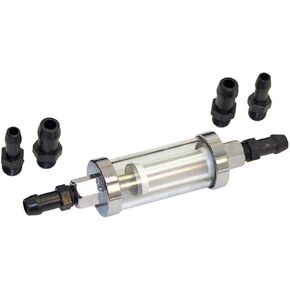 T-H Marine Boat Fuel Filter - Universal Glass Gas Filter Removes Maximum Impurities From Your Fuel - For Inboard/Outboard Motors, Fits 1/4", 5/16" or 3/8" Lines