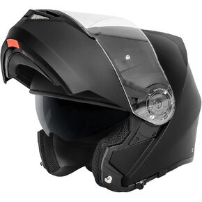 VCAN VX28 Full Face Modular Flip-Up Motorcycle Helmet ECE & DOT Approved, Coolmax Cheek Pad & OTG Ready