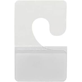 200Pcs Clear Sticky Hanging Tabs, Adhesive Folding Hang Tabs Hooks, Sticky Tabs Hang Hooks J-Hook for Retail Display in Business Shops, Offices, Home (1.06 x 1.65 Inch)