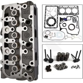 D902 D902E Complete Cylinder Head & Gasket Kit 1G962-03045 1G90-03040 For Kubota KX41-3 BX23S BX24 BX1880 BX2360 BX2370D BX2380 ZD323 ZD1021 Tractor Mower