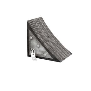 88-8 Laminated Rubber Wheel Chock, 8" Height x 8" Width x 8" Length