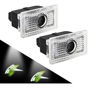 Compatible with Tesla Model 3/Y/S/X Projector Door Step Light Accessories Interior Lights 2-Pack