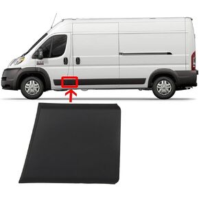 لـ RAM PROMASTER 2019-2023 غطاء قولبة جانبي للسائق الأيسر أسود (حاجز متوهج)