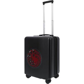 FUL Game of Thrones 22.5 Inch Carry On Luggage, Hardshell Rolling Suitcase with Spinner Wheels, Black