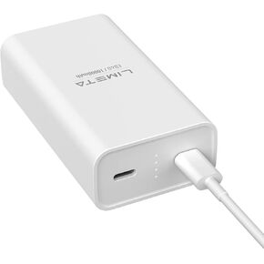 LIMETA 7000mAh Magnetic Power Bank, 2-Port Magnetic Double-Sided Fast Charging,Power Bank APP Link Type-C Output Compatible with iWatch and iPhone 12/13/14/Mini/Pro/Pro Max