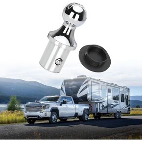 60601 كرة ربط معقوفة بنظام بوك، كرة معقوفة 2 5/16 بوصة، لـ 2013-2023 دودج رام 2500 3500، كرة معقوفة 2-5/16 بوصة لسرير الشاحنة 30000 رطل GTW/ 7500 رطل VTW in Kuwait