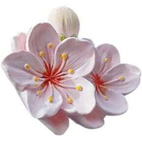 Car Air Freshener Vent Clip, Pink Peach Blossom Car Air Vent Clip Cute Car Perfume Vent Clips Decorative for Car Office Home Car Decoration