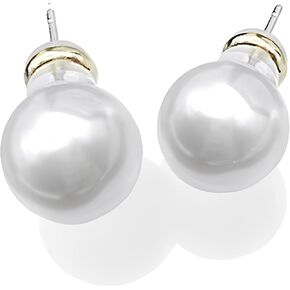 Classic Sterling Silver Pearl Stud Earrings in Gift Box - Perfect Bridesmaid Gift