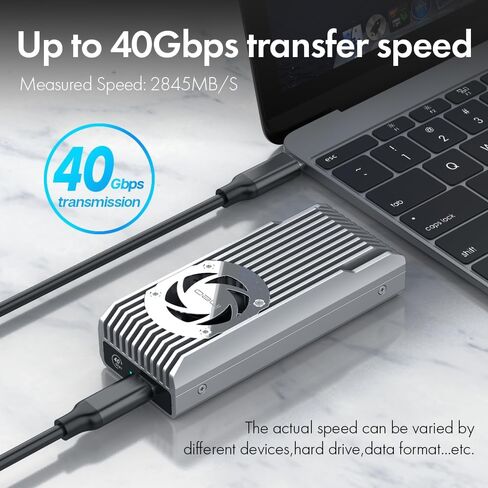 انيو مروحة تبريد مدمجة M.2 بذاكرة مستديمة (منفذ الملحقات الاضافية السريع PCIe) ومفتاح حماية للكتابة [C2598-NVMe] in Kuwait