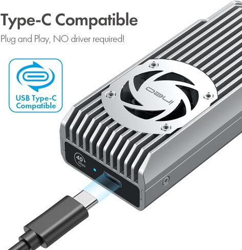 انيو مروحة تبريد مدمجة M.2 بذاكرة مستديمة (منفذ الملحقات الاضافية السريع PCIe) ومفتاح حماية للكتابة [C2598-NVMe] in Kuwait