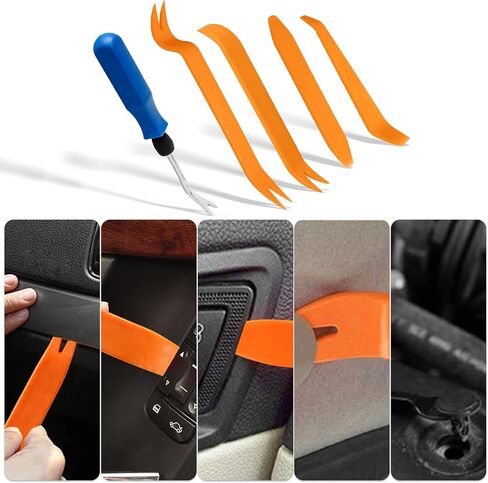 955PCS Car Push Retainer Clips Door Panel Trim Clamp Kit Auto Fasteners Assortment with 38 Most Popular Size Nylon Bumper Fender for GM Ford Toyota Honda Chevrolet BMW Benz Audi Nissan Mazda in Saudi Arabia