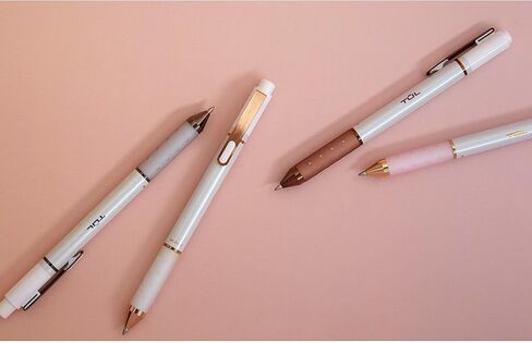 مجموعة أقلام جل من TuL بإصدار محدود من ظلال غروب الشمس اللؤلؤية المعدنية المختلطة مكونة من 8 قطع in Kuwait