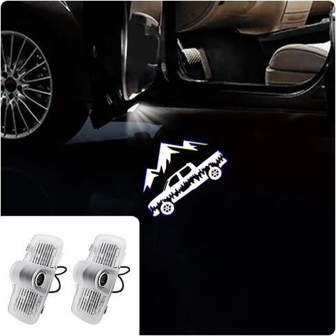 uunonaha 2 قطعة باب السيارة LED شعار جهاز عرض الترحيب مصباح الباب ضوء Ridgeline Puddle Lights Kit متوافق مع ملحقات Ridgeline (Ridgeline 01) in Kuwait