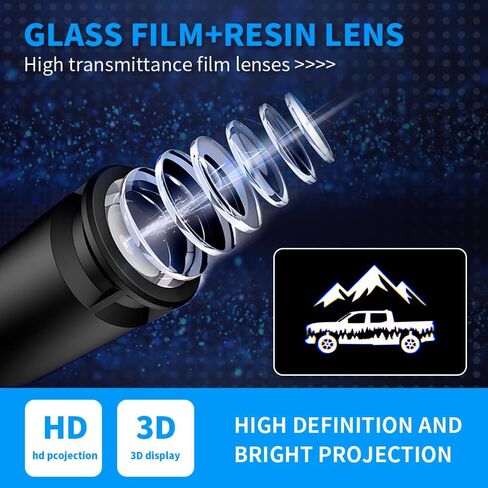 uunonaha 2 قطعة باب السيارة LED شعار جهاز عرض الترحيب مصباح الباب ضوء Ridgeline Puddle Lights Kit متوافق مع ملحقات Ridgeline (Ridgeline 01) in Kuwait