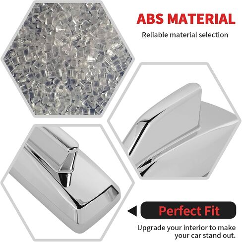 RT-TCZ Roof Antenna Cover Trim Decoration Exterior Accessories for Chevy Silverado/Suburban/Tahoe 2019-2024,for GMC Yukon/Sierra 2019-2024,Chrome in Saudi Arabia