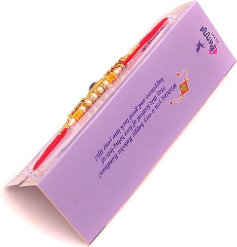 Rakhi For Brother Set of 2 With Greeting Card, Beautiful Designer Raksha Bandhan Rakhi Gift Set For Brother Bhaiya Bhai Bro, Traditional Indian Style Rakshbandhan Rakhi Gifts For Brother in Saudi Arabia
